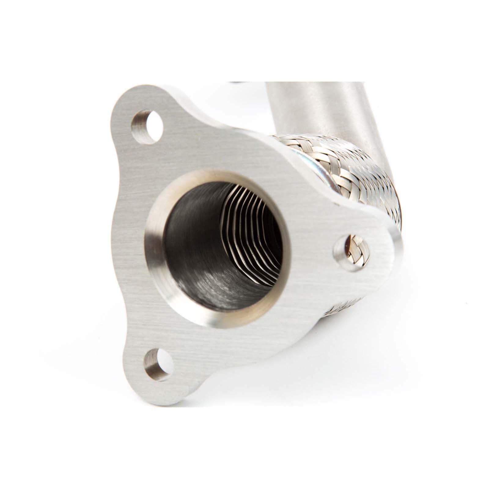 GrimmSpeed Ceramic Coated Black Uppipe 3 Bolt Inlet - Subaru Models (inc. 2004-2021 STI / 2006-2014 WRX / 2007-2009 Legacy GT / Outback XT)